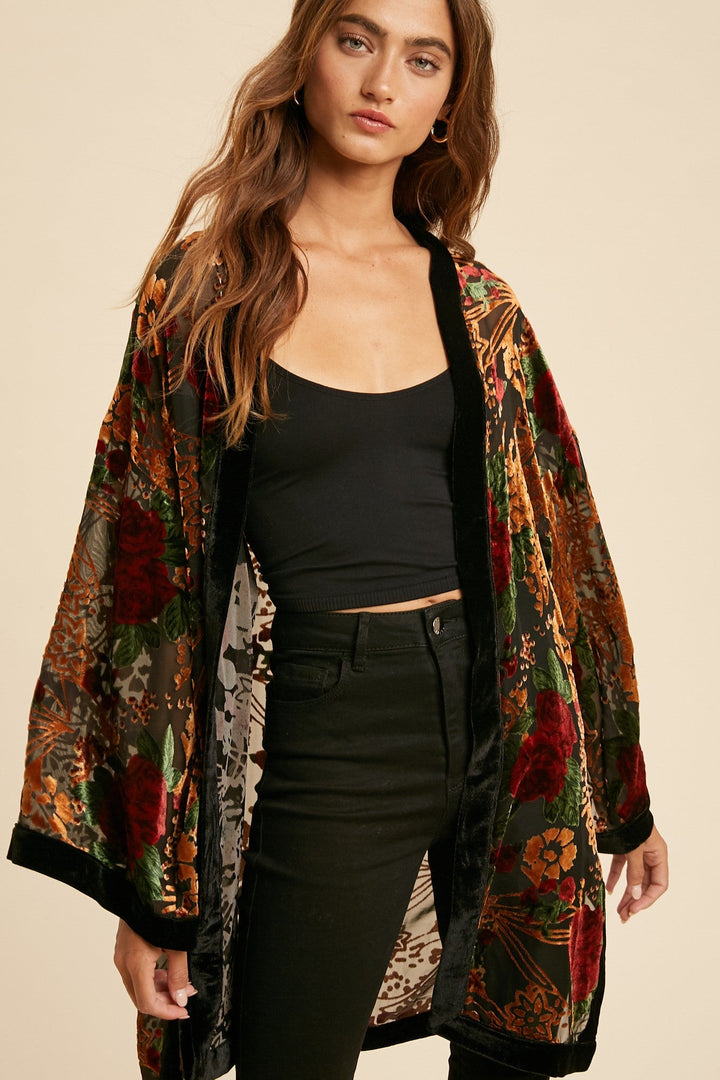 Aurelia Velvet Kimono