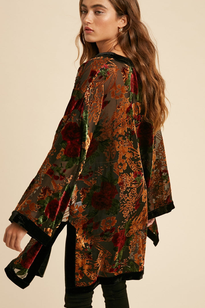 Aurelia Velvet Kimono