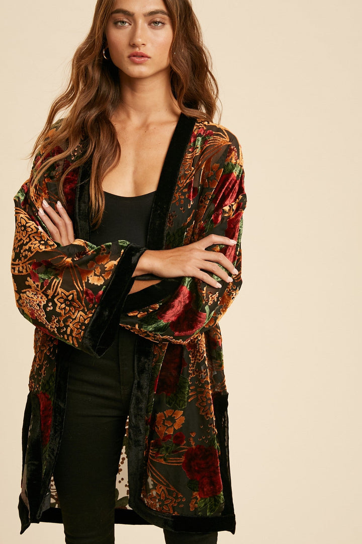 Aurelia Velvet Kimono