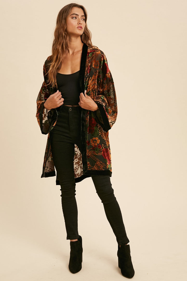 Aurelia Velvet Kimono