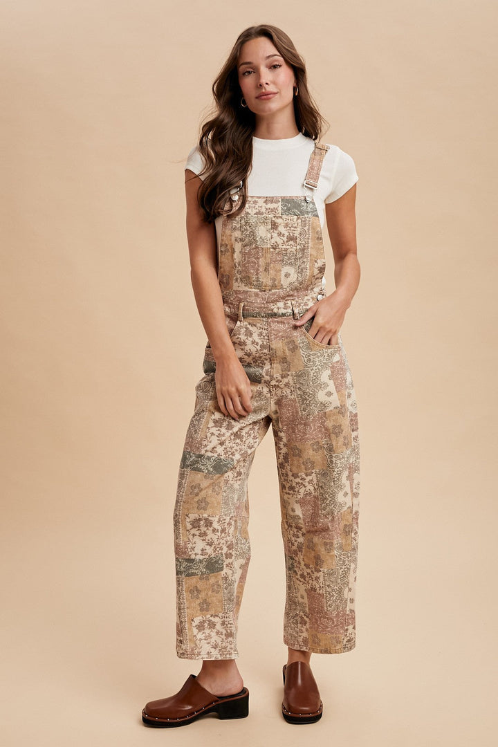 Wildflower Patchwork Overalls