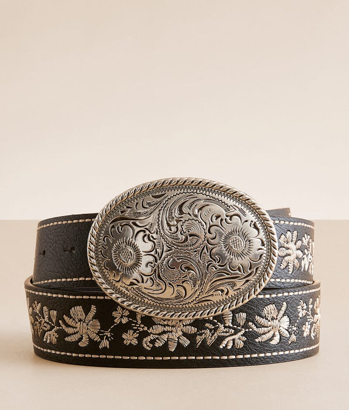 Embroidered Western Belt