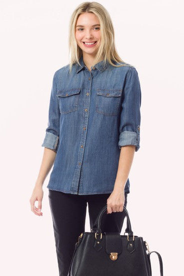 Classic Chambray Button Down