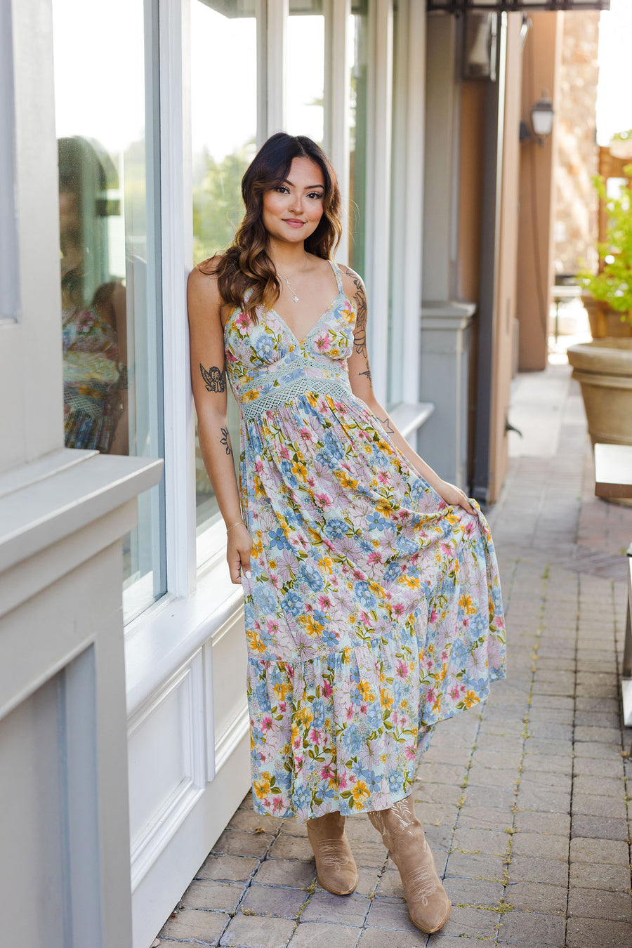 Cassie Floral Maxi Dress
