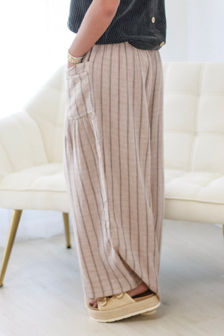 Sahara Wide Leg Stripe Pants