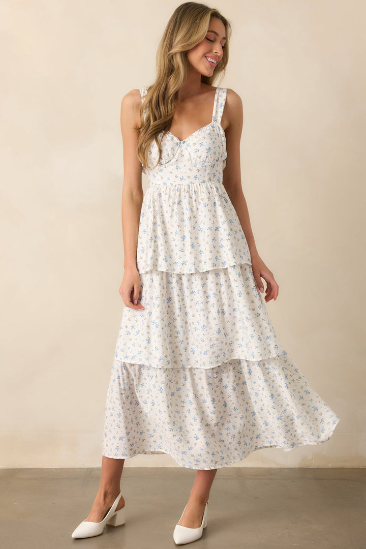 June Floral Tiered Dress