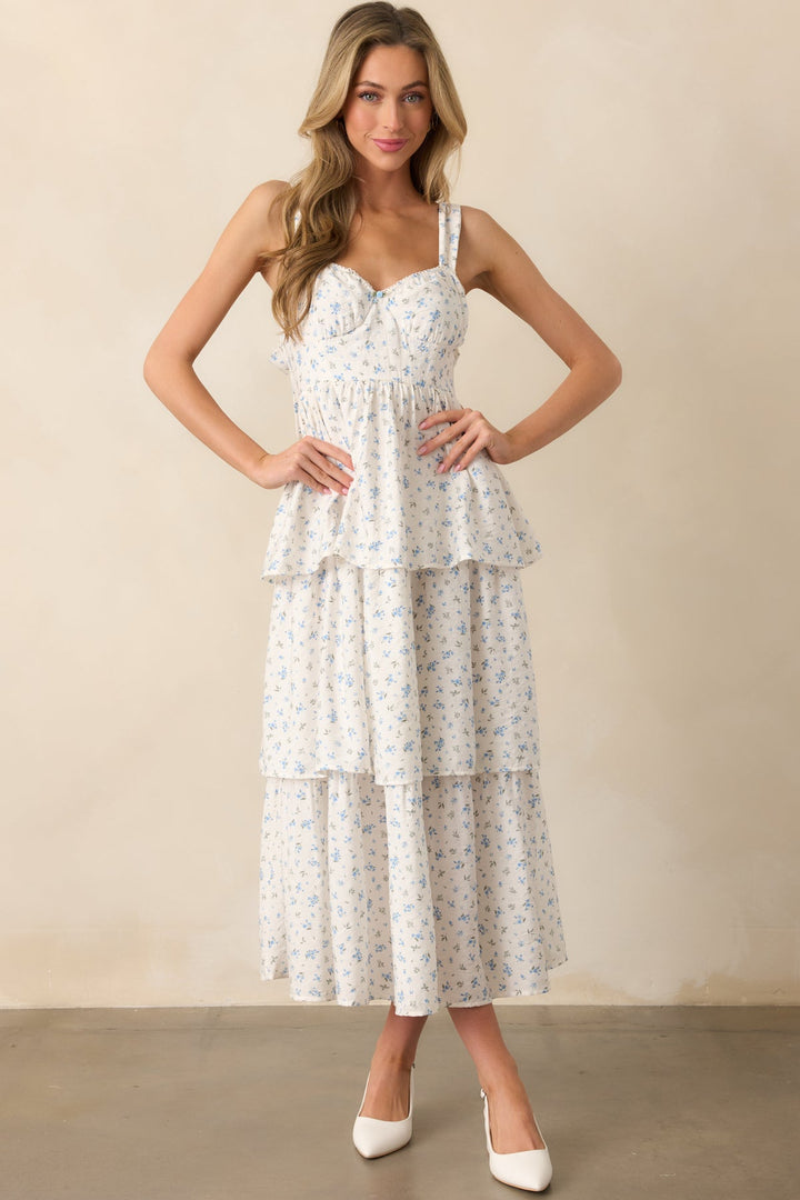 June Floral Tiered Dress