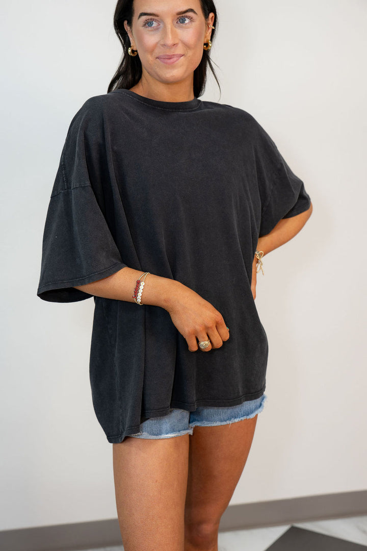 Mineral Wash Oversized Tee
