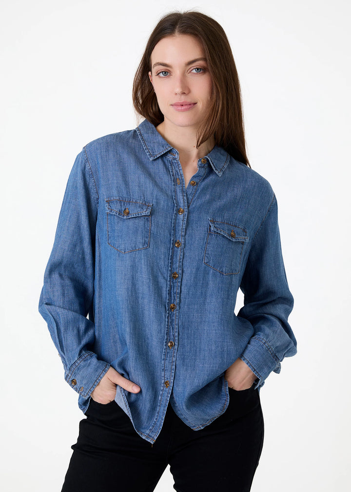 Classic Chambray Button Down