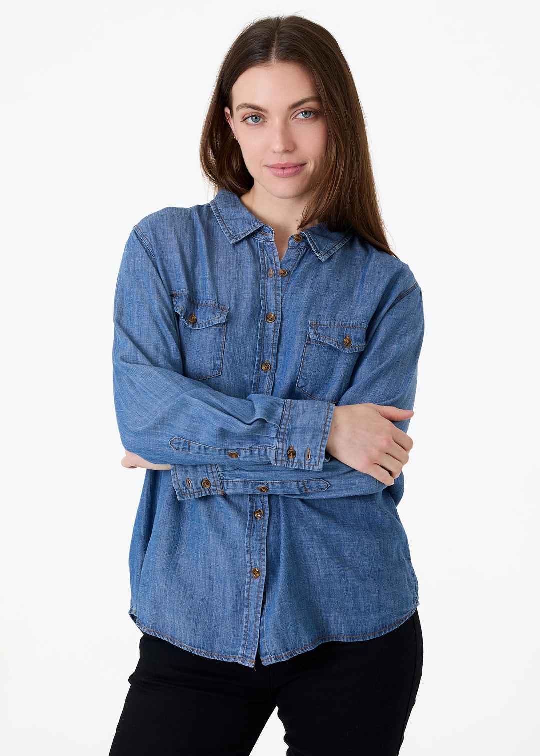 Classic Chambray Button Down