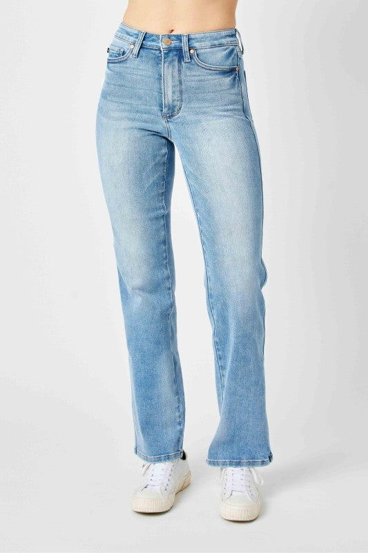 On Repeat Judy Blue Straight Jeans