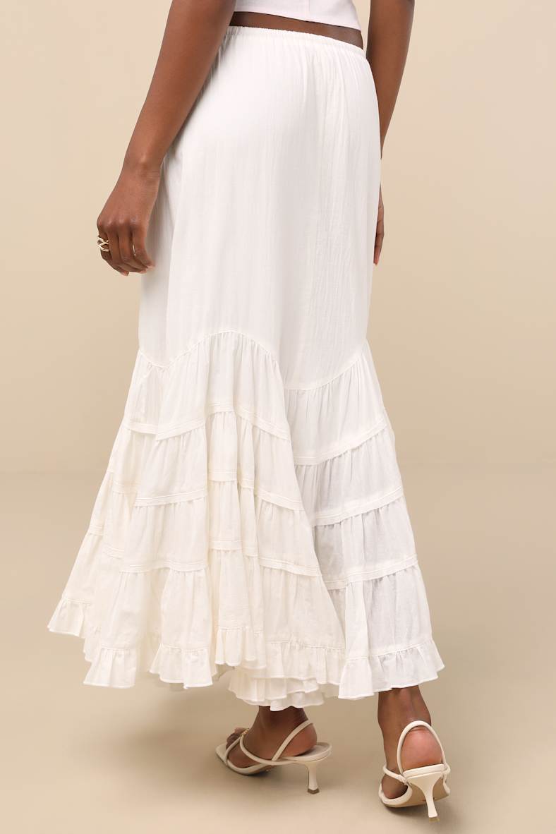 Maya Tiered Maxi Skirt