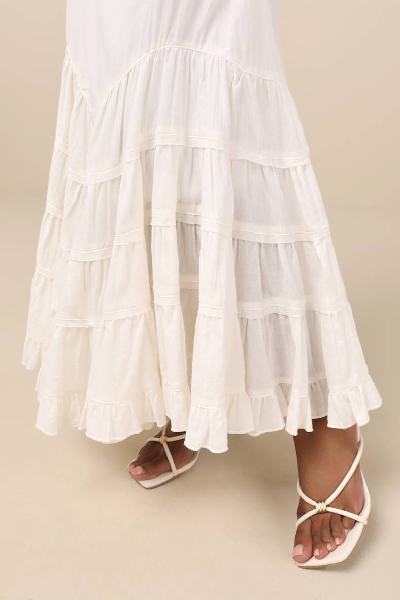 Maya Tiered Maxi Skirt