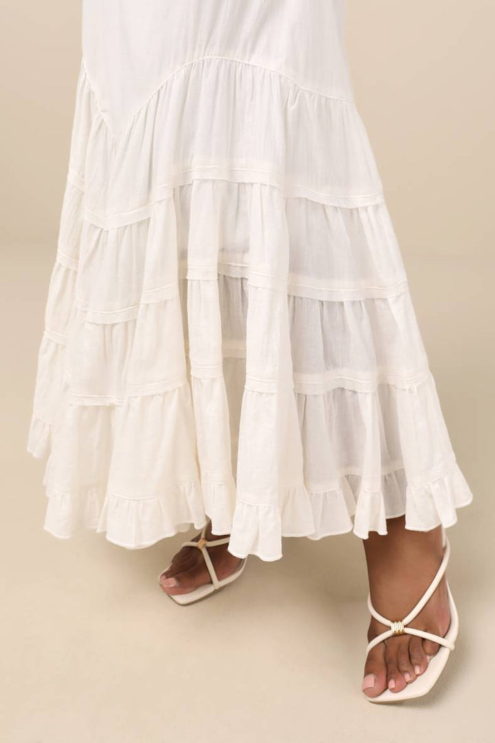 Maya Tiered Maxi Skirt