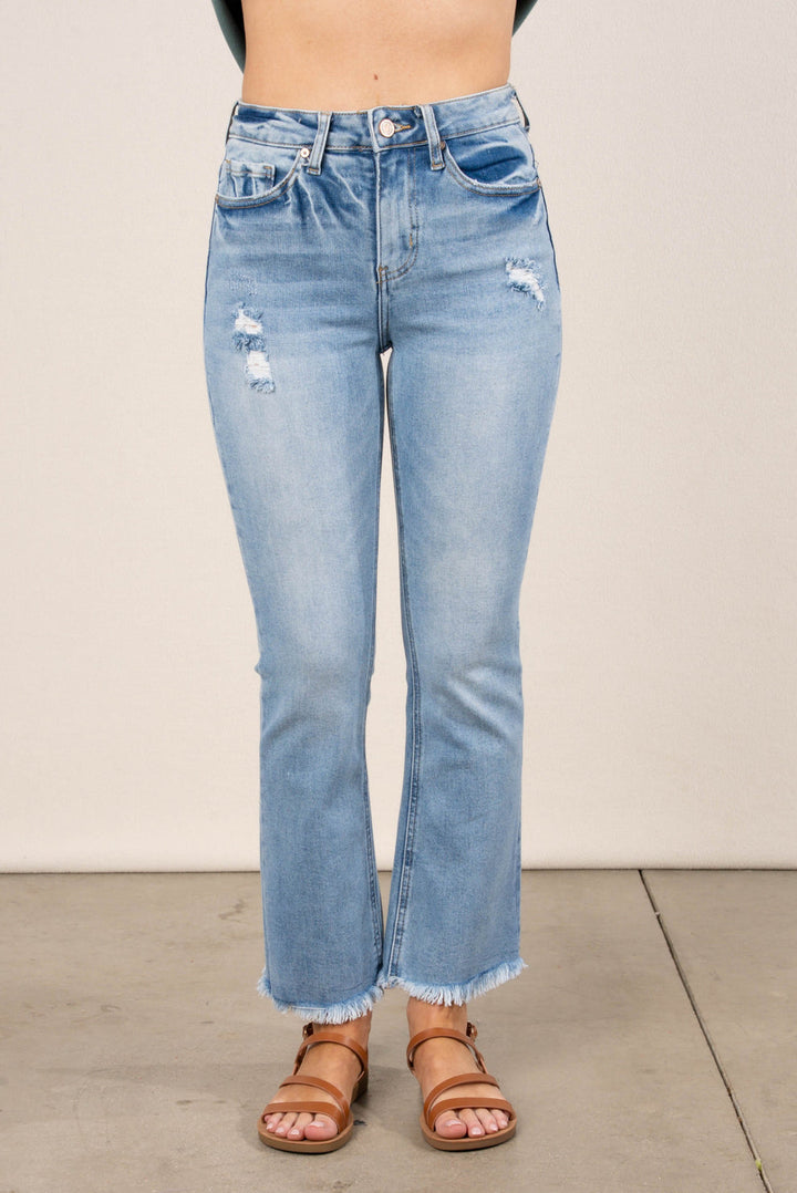 Remi Crop Straight Jeans restock