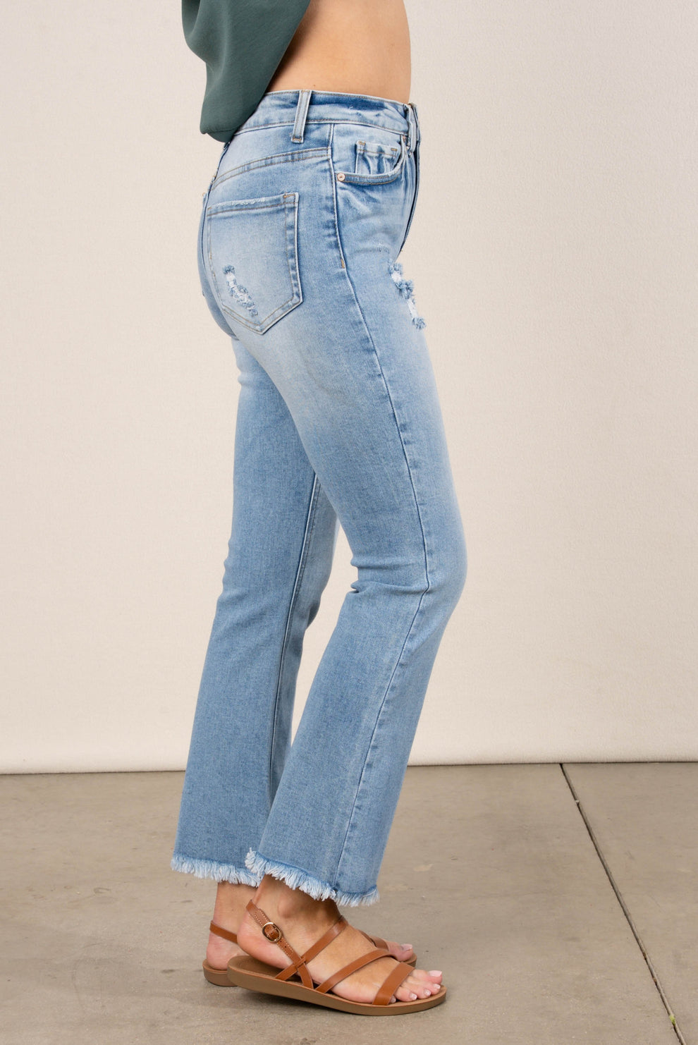 Remi Crop Straight Jeans restock