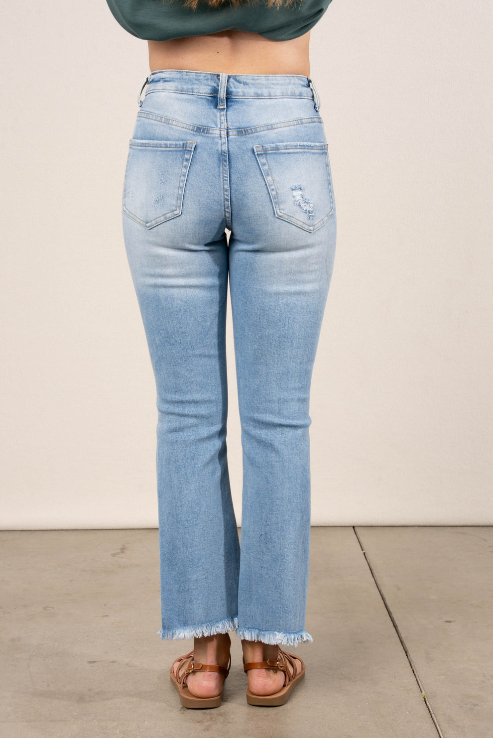 Remi Crop Straight Jeans restock