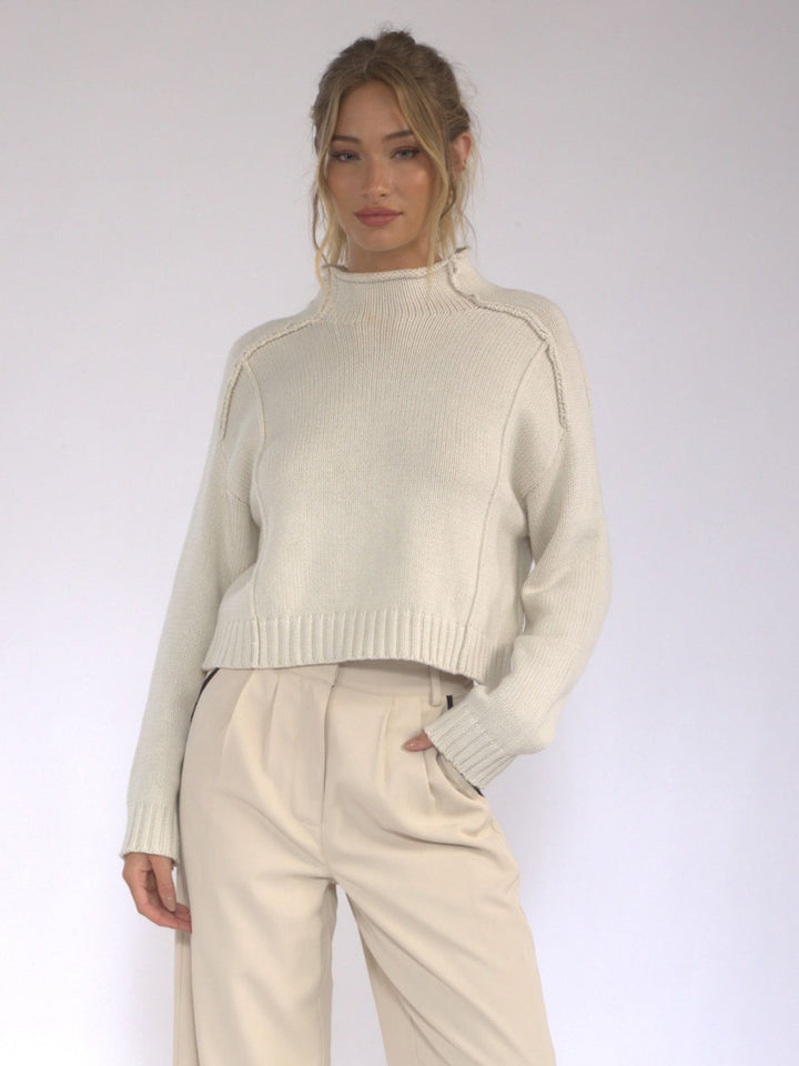 Mollie Reverse Seam Sweater