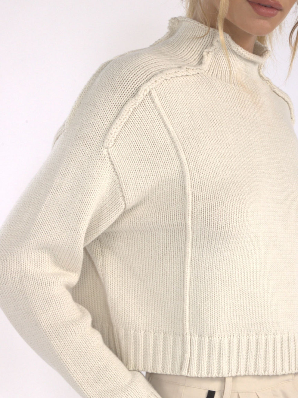 Mollie Reverse Seam Sweater