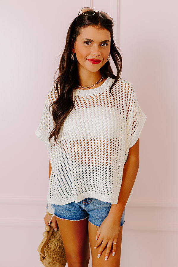 Coastal Breeze Knit Top