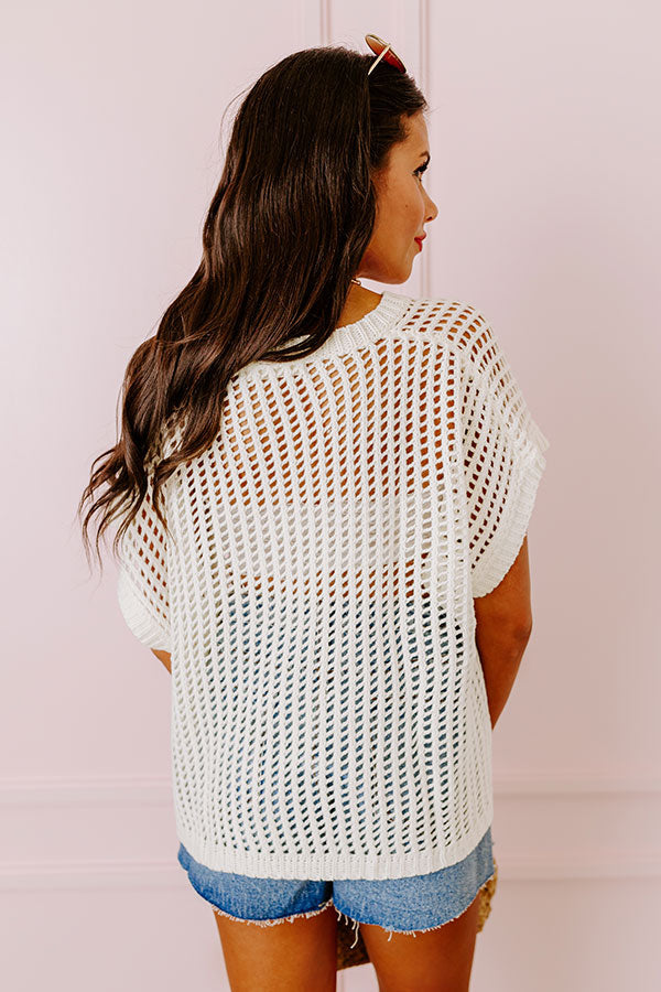 Coastal Breeze Knit Top