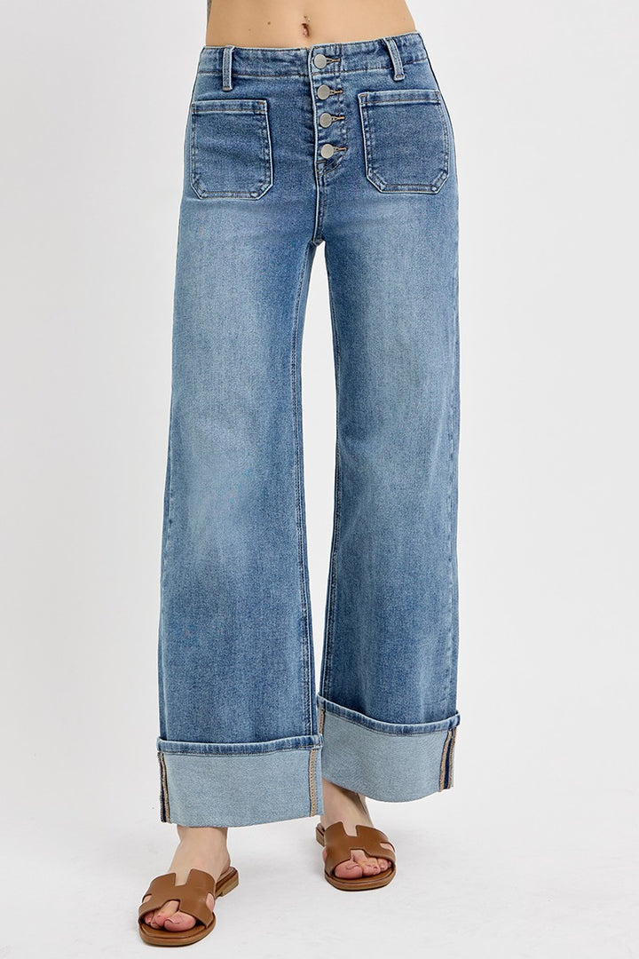 Margo Cuffed Jeans by Risen