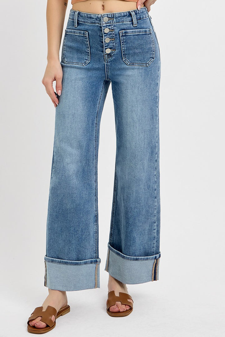Margo Cuffed Jeans by Risen