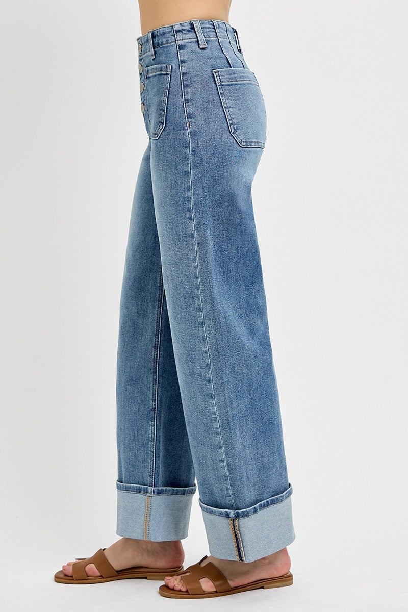Margo Cuffed Jeans by Risen