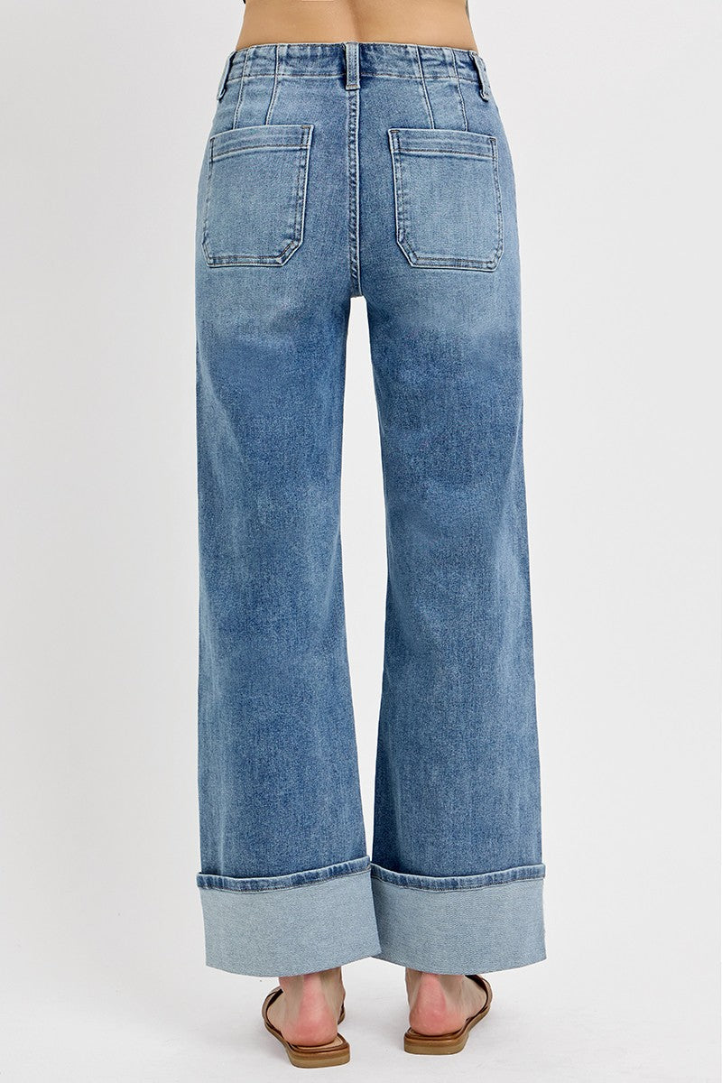 Margo Cuffed Jeans by Risen