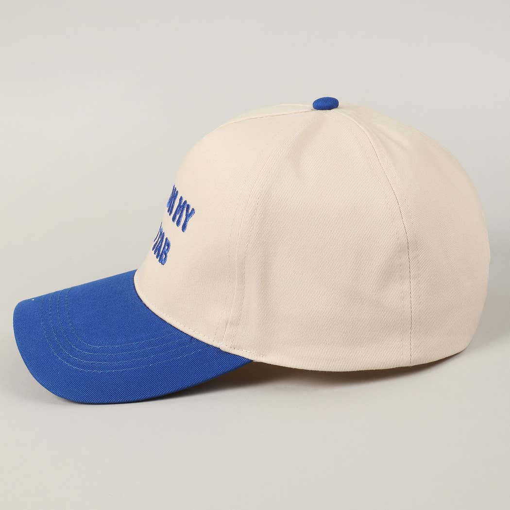 Put It On My Dad's Tab Embroidery Two-Tone Hat