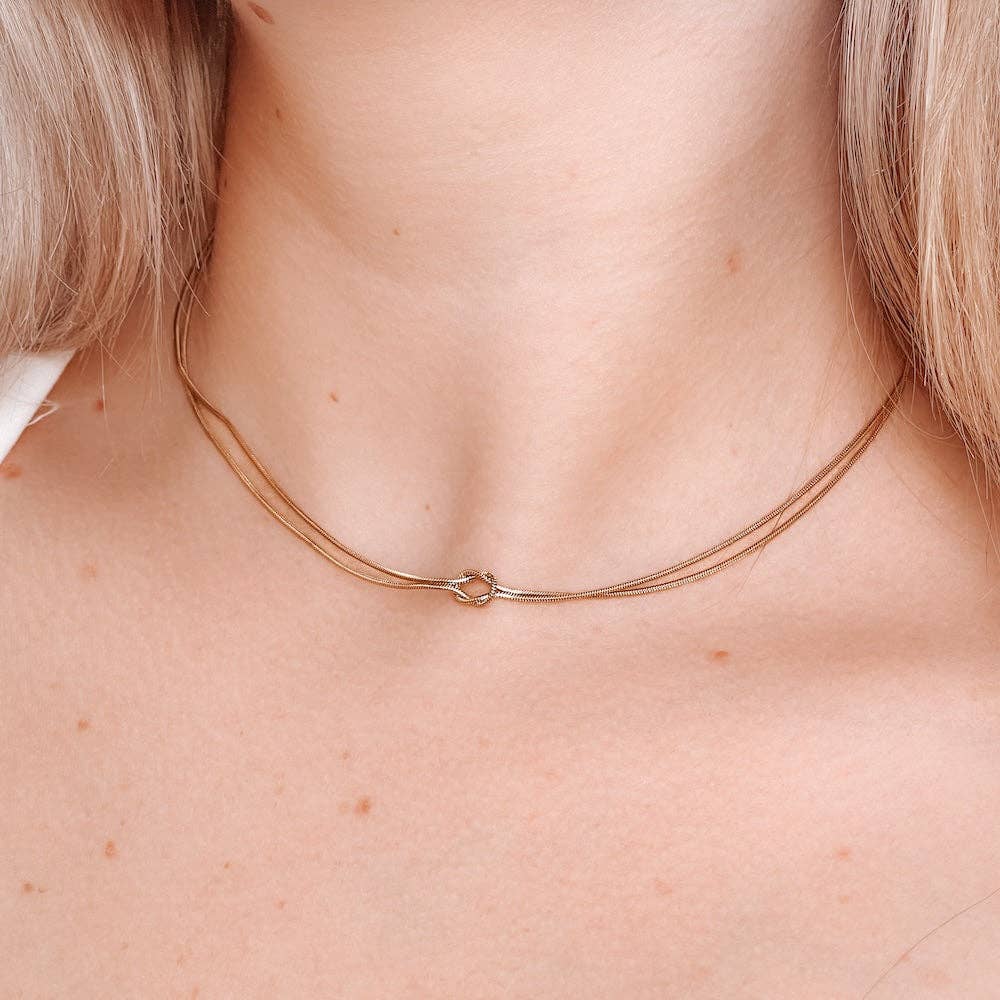 Eternity Knot Necklace - waterproof