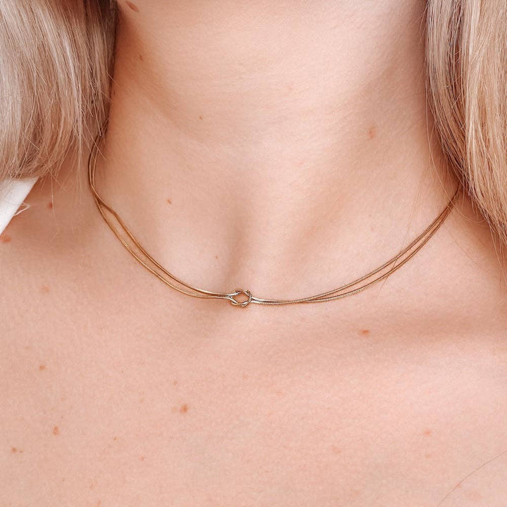 Eternity Knot Necklace - waterproof