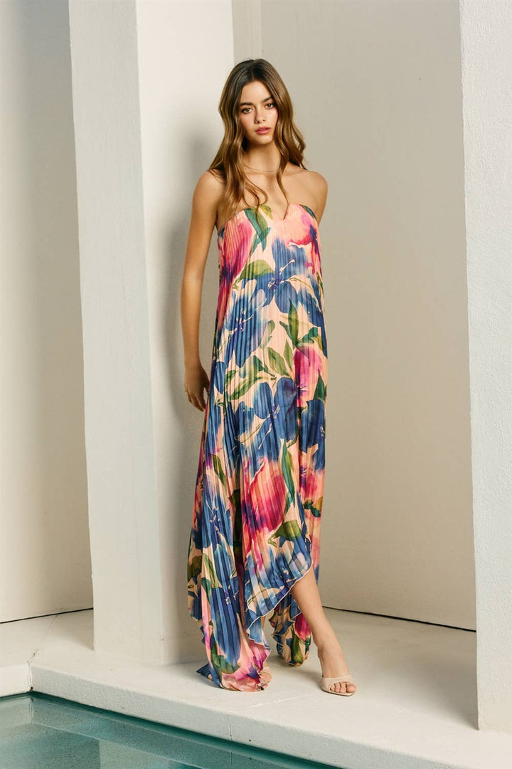 Lapis Bloom Maxi Dress {Preorder}