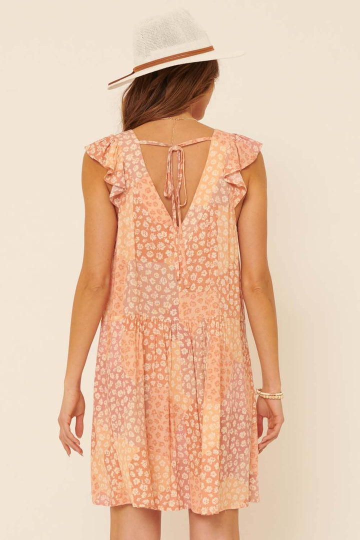 FINAL SALE Feelin’ Peachy Mini Sundress