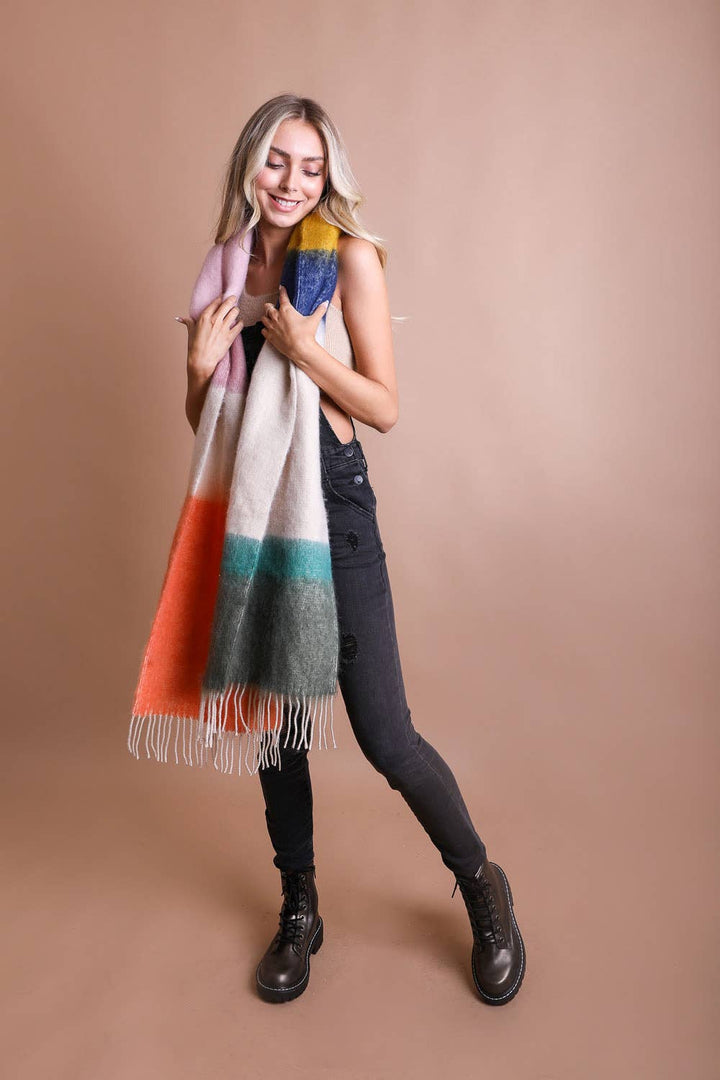 Delaney Colorblock Scarf