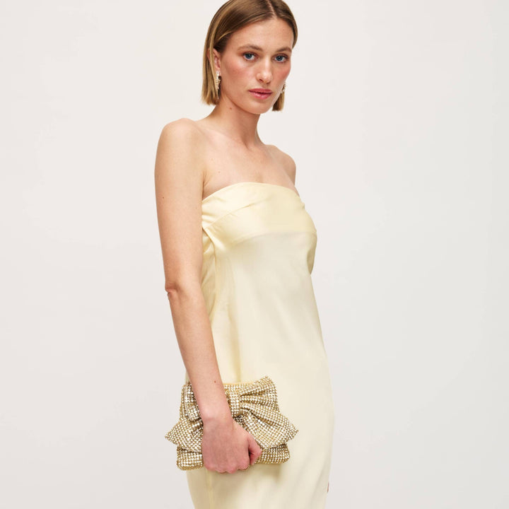 Gretchen Glitz Bow Evening Bag