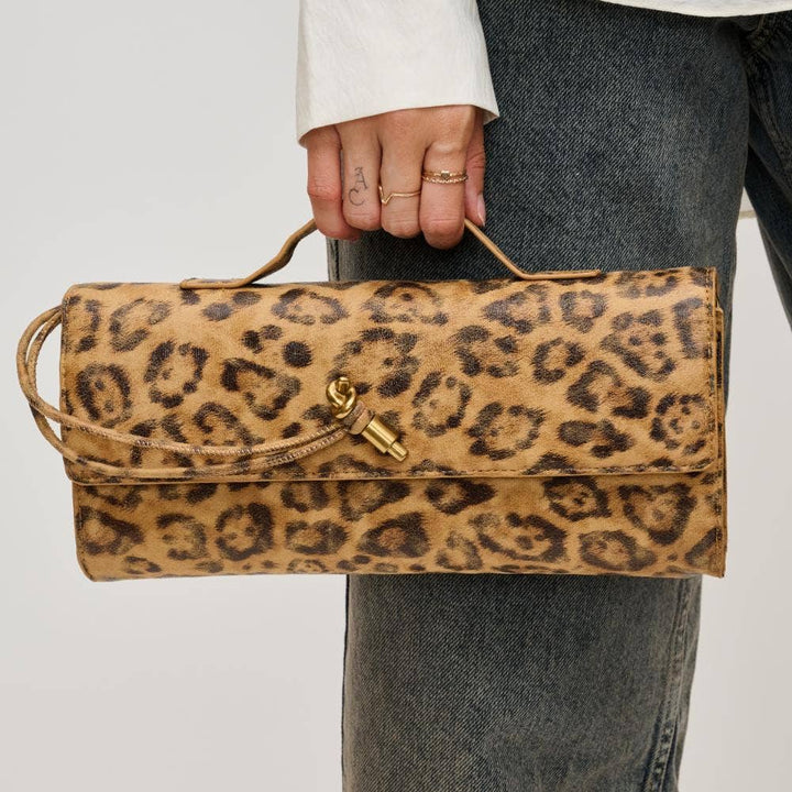 Ada Animal Print Clutch Crossbody