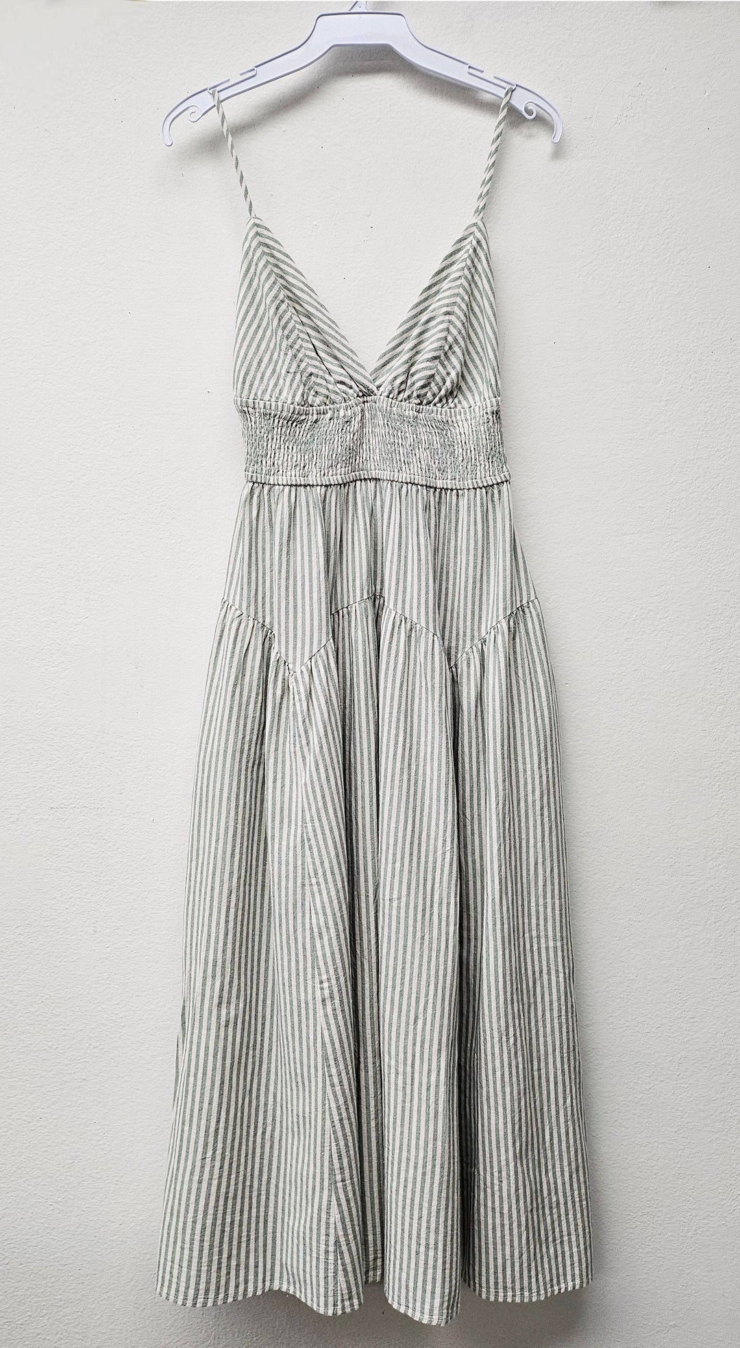 Summer Belle Stripe Midi Dress