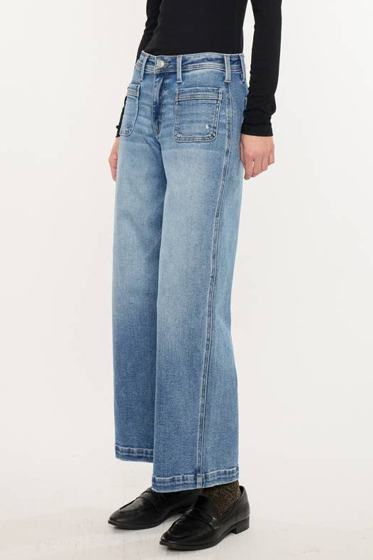 Morgan Mid Rise Crop Jeans