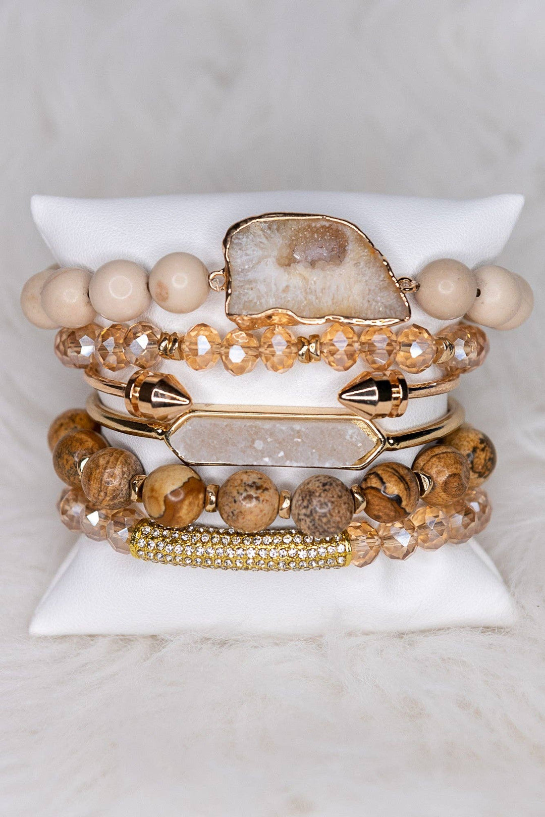 Aspen Bracelet Set - Jasper