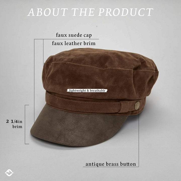 Fiddler Faux Suede Hat