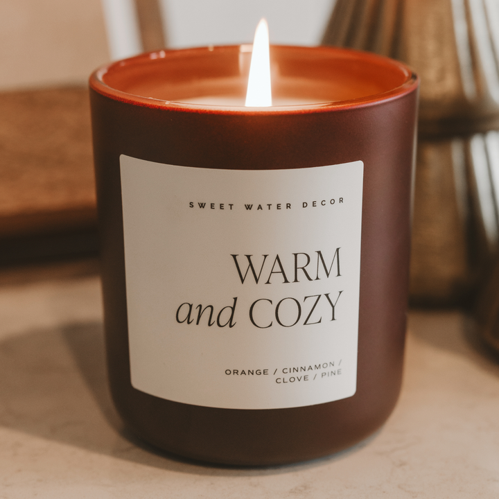 *NEW* Warm and Cozy Soy Candle