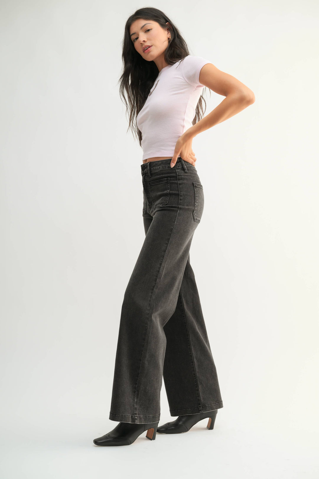 Gia Wide Leg Jeans
