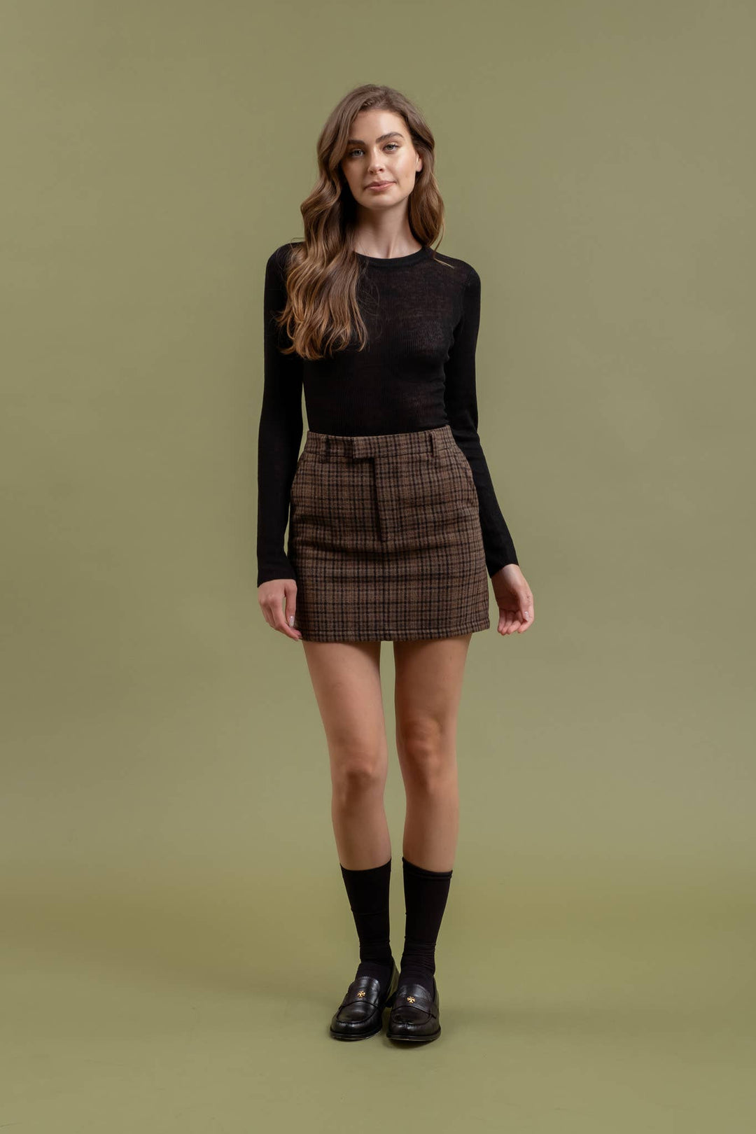 Marissa Plaid Mini Skirt