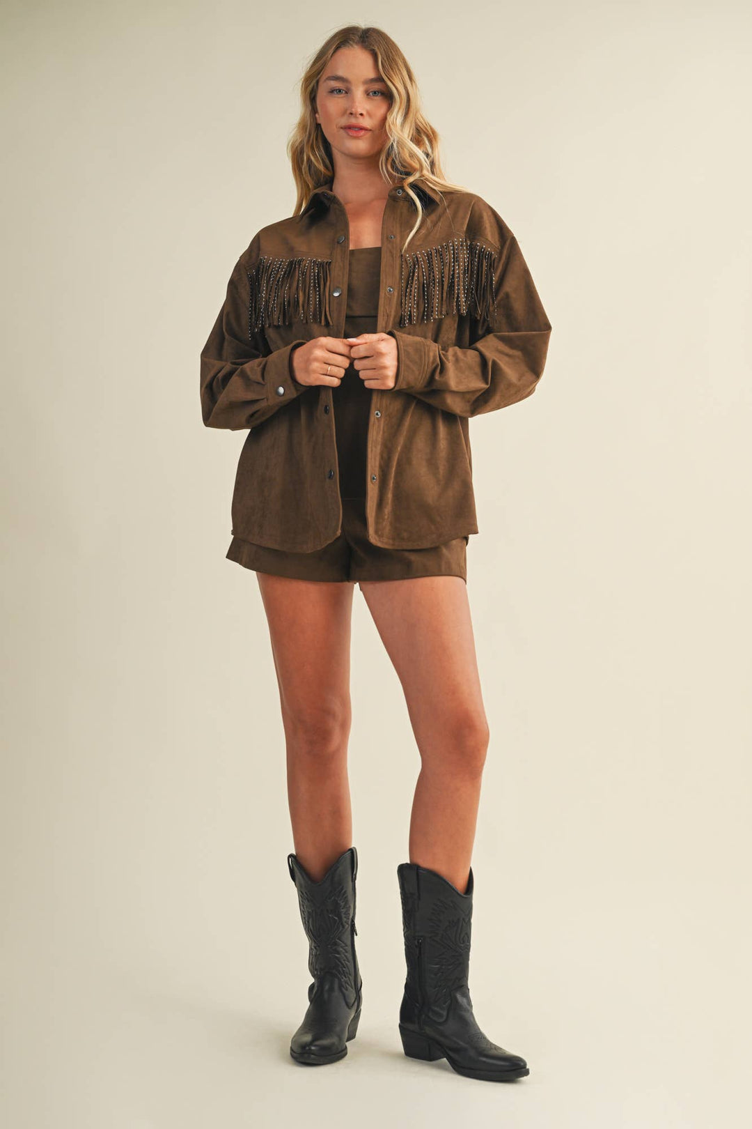 Oakley Studded Fringe Jacket