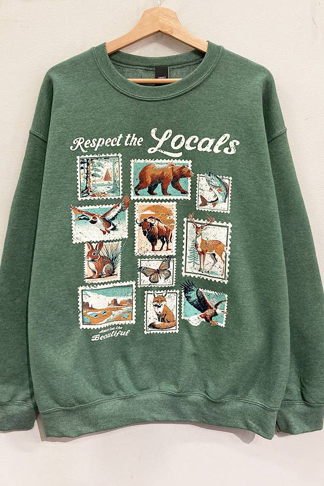 Support The Locals Wildlife Sweatshirt