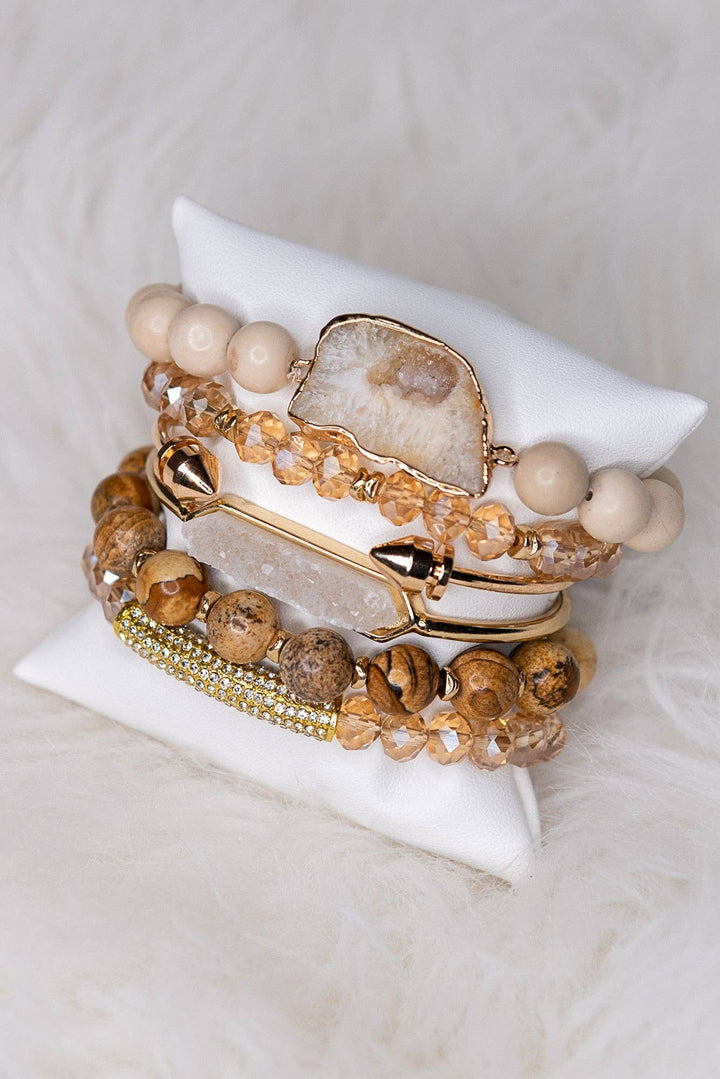 Aspen Bracelet Set - Jasper