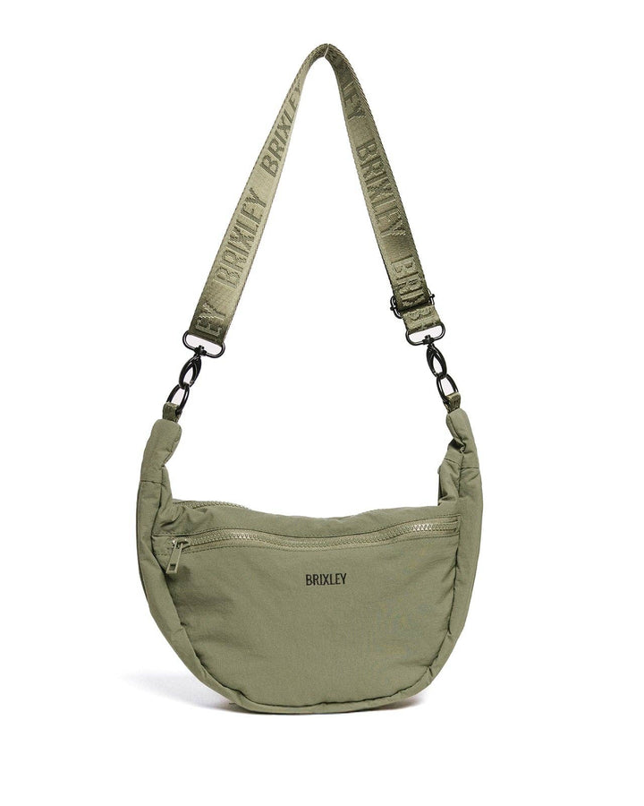 Brixley Crescent Bag - Basil