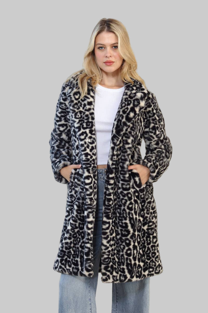 Serafina Leopard Coat