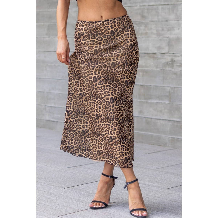 Layla Leopard Skirt